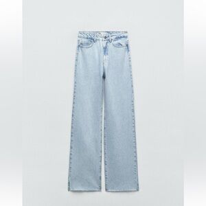 ZARA- STRAIGHT LEG FULL LENGTH JEANS